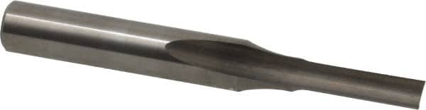 Onsrud - 5/32" Diam, 1/4" Shank Diam, 9/16" Length of Cut, 1 Flute Single Edge Straight Router Bit - 2" Overall Length, Right Hand Cut, Solid Carbide - Makers Industrial Supply