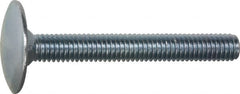 Value Collection - 3/8-16, 1-1/2" Length Under Head, Step Bolt - 1-1/4" Head Diam, 1006-1050 Steel, Zinc-Plated Finish - Makers Industrial Supply