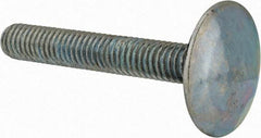 Value Collection - 3/8-16, 2-1/2" Length Under Head, Step Bolt - 1-1/4" Head Diam, 1006-1050 Steel, Zinc-Plated Finish - Makers Industrial Supply