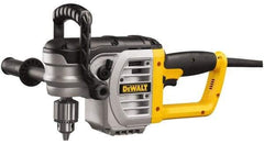 DeWALT - 1/2" Keyed Chuck, 330 & 1,300 RPM, Stud & Joist Handle Electric Drill - 11 Amps, Reversible, Includes 2-Position Side Handle, Bail Handle, Chuck Key with Holder - Makers Industrial Supply