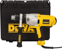 DeWALT - 120 Volt 1/2" Keyed Chuck Electric Hammer Drill - 0 to 56,000 BPM, 0 to 1,200 & 0 to 3,500 RPM, Reversible - Makers Industrial Supply