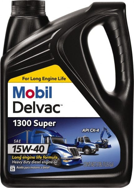 Mobil - 1 Gallon Diesel Engine Oil - Makers Industrial Supply