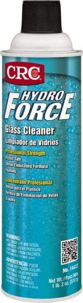 CRC - 20 oz Aerosol Ammonia Glass Cleaner - Use on Glass Surfaces - Makers Industrial Supply