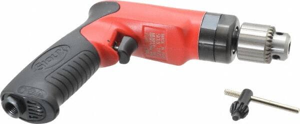 Sioux Tools - 1/4" Keyed Chuck - Pistol Grip Handle, 2,600 RPM, 14.16 LPS, 30 CFM, 1 hp - Makers Industrial Supply