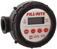 Tuthill - 1" FNPT Port Nutating Disc Flowmeter - 125 Max psi, 2 to 20 GPM, Polyethylene - Makers Industrial Supply