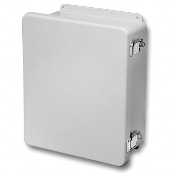 Wiegmann - NEMA 4X Fiberglass Standard Enclosure with Continuous Hinge Cover - Makers Industrial Supply