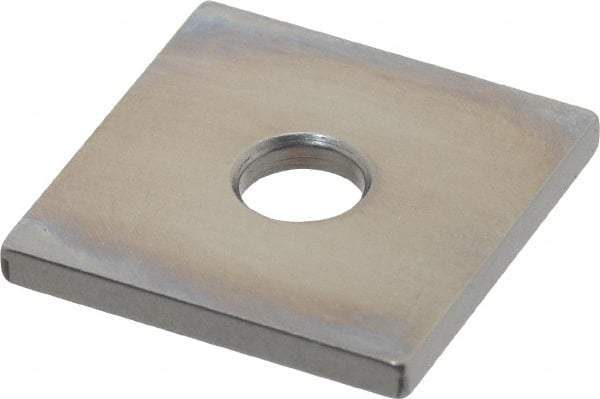 Mitutoyo - 0.1003" Square Steel Gage Block - Accuracy Grade 0, Includes Certificate of Inspection - Makers Industrial Supply