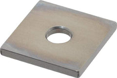 Mitutoyo - 0.1003" Square Steel Gage Block - Accuracy Grade 0, Includes Certificate of Inspection - Makers Industrial Supply