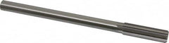 Made in USA - 43/64" High Speed Steel 8 Flute Chucking Reamer - Makers Industrial Supply