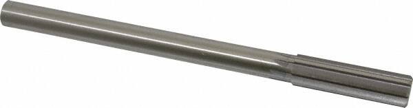 Made in USA - 47/64" High Speed Steel 8 Flute Chucking Reamer - Makers Industrial Supply