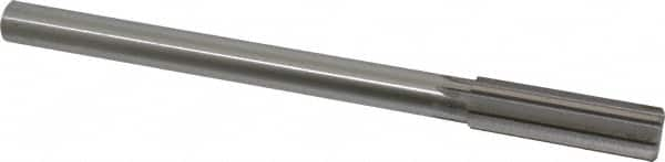 Made in USA - 49/64" High Speed Steel 8 Flute Chucking Reamer - Makers Industrial Supply