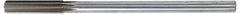 Made in USA - 0.712" High Speed Steel 8 Flute Chucking Reamer - Straight Flute, 0.5615" Straight Shank, 2-1/4" Flute Length, 9" OAL - Makers Industrial Supply