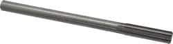 Made in USA - 0.6255" High Speed Steel 8 Flute Chucking Reamer - Straight Flute, 0.5615" Straight Shank, 2-1/4" Flute Length, 9" OAL - Makers Industrial Supply