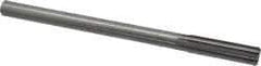 Made in USA - 0.6255" High Speed Steel 8 Flute Chucking Reamer - Straight Flute, 0.5615" Straight Shank, 2-1/4" Flute Length, 9" OAL - Makers Industrial Supply