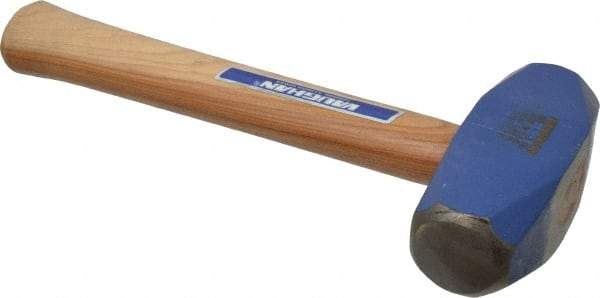 Vaughan Bushnell - 3 Lb Head, 10-1/4" Long Drilling Hammer - 1-9/16" Face Diam, Wood Handle - Makers Industrial Supply