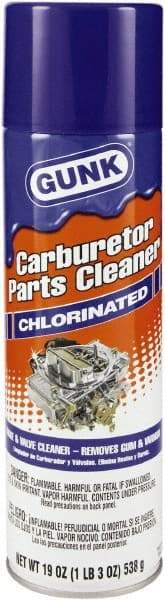 Gunk - Chlorinated Carburetor & Parts Cleaner - 22 oz Aerosol Can - Makers Industrial Supply