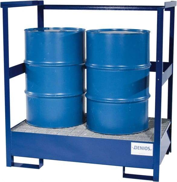 Denios - Mobile Spill Containment Type: Stackable Transport Pallet Number of Drums: 2 - Makers Industrial Supply