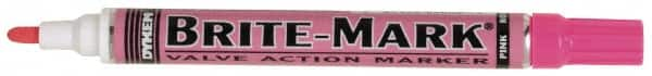 Dykem - Pink Oil-Based Paint Marker - Medium Tip, Oil Based - Makers Industrial Supply