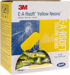 3M - Disposable, Uncorded, 33 dB Earplugs - Yellow, 200 Pairs - Makers Industrial Supply