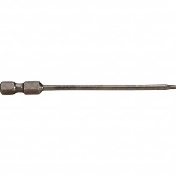 Torx Screwdriver Bits; Type: Torx Bit; End Type: Torx; Torx Size: T5; Material: Steel; Hex Size (Inch): 1/4