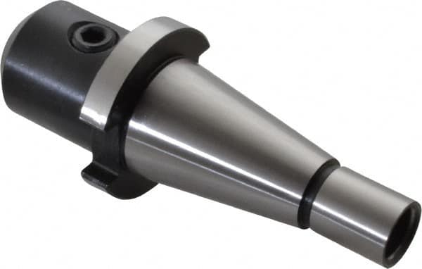 Interstate - NMTB30 Taper Shank 1/2" Hole End Mill Holder/Adapter - 1-1/4" Nose Diam, 1-3/4" Projection, 1/2-13 Drawbar - Exact Industrial Supply