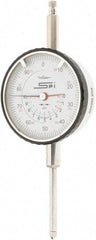 SPI - 0-100 Dial Reading, 0.001" Graduation Dial Drop Indicator - 2-1/4" Dial - Makers Industrial Supply