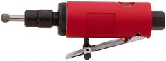 Sioux Tools - 1/4" Collet, Straight Handle, Straight Air Die Grinder - 26,000 RPM, Front Exhaust, 16 CFM, 0.3 hp, 6.21 bar, 1/4 NPT - Makers Industrial Supply