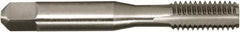 Made in USA - 1/2-13 UNC 3B 4 Flute TiN Finish High Speed Steel Straight Flute Standard Hand Tap - Bottoming, Right Hand Thread, 3-3/8" OAL, 1-21/32" Thread Length, H3 Limit, Oversize - Makers Industrial Supply