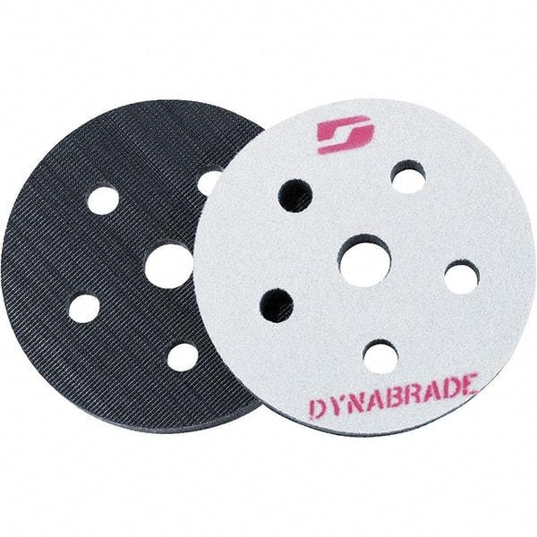 Dynabrade - 6" Diam, Round, Hook & Loop Face, Interface Backing Pad - Random Orbital Sander Compatible, Hook & Loop Back, Vacuum Pad - Makers Industrial Supply