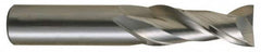 OSG - 1", 2 Flute, Single End, Solid Carbide, 0.06" Corner Radius End Mill - 5" OAL, 30° Helix, Right Hand Flute, 2" LOC, Right Hand Cut - Makers Industrial Supply