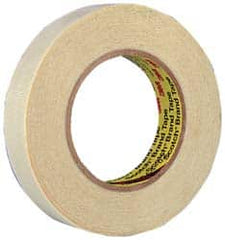 3M - 60 Yd Long x 1-1/2" Wide, Series 361, White Silicone Glass Cloth Tape - 7.5 mil Thick, 182 Lb/In Tensile Strength - Makers Industrial Supply