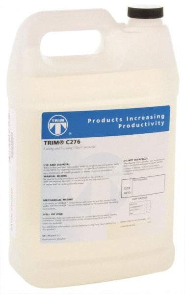 Master Fluid Solutions - Trim C276, 1 Gal Bottle Cutting & Grinding Fluid - Synthetic, For Drilling, Reaming, Tapping, Turning - Makers Industrial Supply