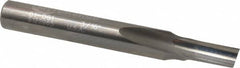 Onsrud - 3/16" Diam, 1/4" Shank Diam, 3/8" Length of Cut, 1 Flute Single Edge Straight Router Bit - 2" Overall Length, Right Hand Cut, Solid Carbide - Makers Industrial Supply