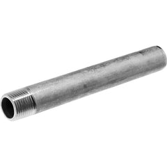 Stainless Steel Pipe Nipples & Pipe; Thread Style: Threaded on One End; Construction: Welded; Schedule: 40; Thread Standard: BSPT; Lead Free: Yes; Standards: ASTM A312; Overall Length: 12.00