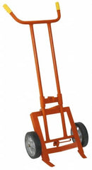 Wesco Industrial Products - 1,000 Lb Load Capacity, 55 Gal Drum Hand Truck - 24-1/2" Wide x 62" High, 2 Wheels - Makers Industrial Supply