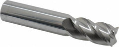 Accupro - 3/4", 4 Flute, Single End, Solid Carbide, 0.01" Corner Radius End Mill - 4" OAL, 40° Helix, Right Hand Flute, 1-1/2" LOC, Right Hand Cut - Makers Industrial Supply