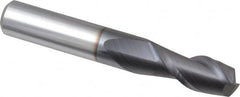 Accupro - 3/8" Diam 2 Flute Solid Carbide 0.01" Corner Radius End Mill - Makers Industrial Supply