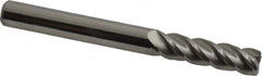 Accupro - 5/16", 4 Flute, Single End, Solid Carbide, 0.03" Corner Radius End Mill - 3" OAL, 40° Helix, Right Hand Flute, 1-1/8" LOC, Right Hand Cut - Makers Industrial Supply