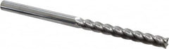 Accupro - 3/8", 4 Flute, Single End, Solid Carbide, 0.015" Corner Radius End Mill - 6" OAL, 40° Helix, Right Hand Flute, 3" LOC, Right Hand Cut - Makers Industrial Supply