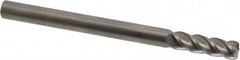 Accupro - 5/16", 4 Flute, Single End, Solid Carbide, 0.06" Corner Radius End Mill - 4" OAL, 40° Helix, Right Hand Flute, 1" LOC, Right Hand Cut - Makers Industrial Supply