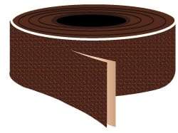 NMC - Brown Solid Color Anti-Slip Vinyl Tape - 12" Wide x 60' Long x 0.05" Thick, General Traffic - Makers Industrial Supply