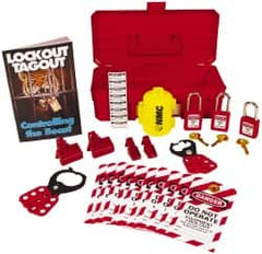 NMC - 30 Piece Electrical Lockout Kit - Comes in Tool Box - Makers Industrial Supply