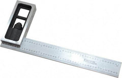 SPI - 6 Inch Long, 4R Double Square - 1/64, 1/32, 1/16 and 1/8 Inch Graduation, Hardened Steel - Makers Industrial Supply