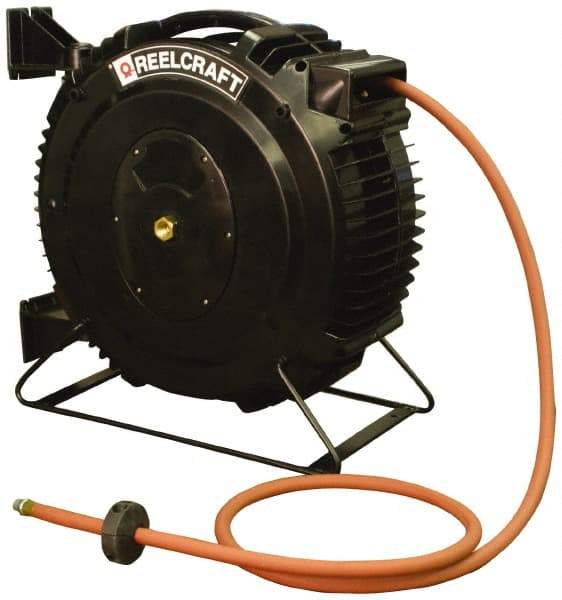 Reelcraft - 66' Spring Retractable Hose Reel - 232 psi, Hose Included - Makers Industrial Supply