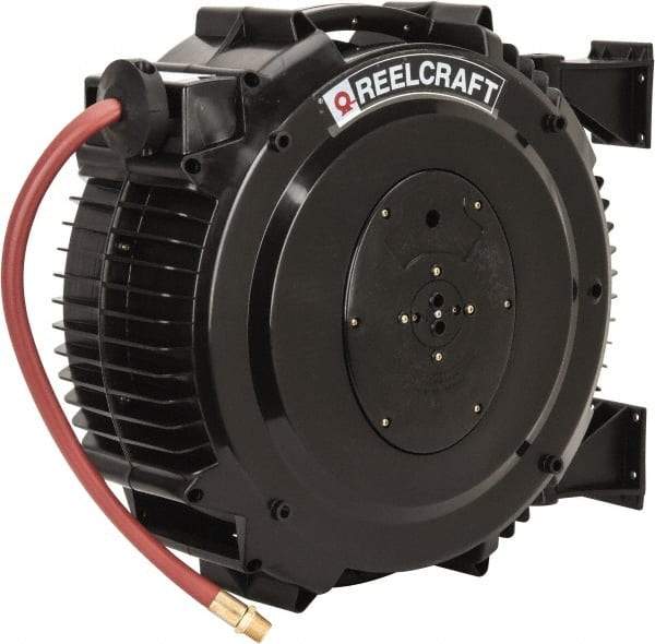 Reelcraft - 50' Spring Retractable Hose Reel - 232 psi, Hose Included - Makers Industrial Supply