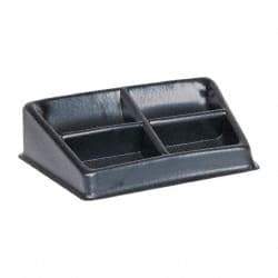 Bayhead Products - 8-1/2" Wide x 3" High x 8-1/2" Deep, Small Parts Assembly Tray - Plastic Frame, 2 Compartments, 4-1/2" Wide x 6-1/2" Deep Bin - Makers Industrial Supply