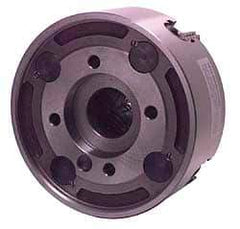 Bison - 4 Jaws, 10" Diam, Independent Manual Lathe Chuck - A2-6 Mount Spindle, Reversible, 1,500 Max RPM, 2.559" Through Hole Diam, Cast Iron - Makers Industrial Supply