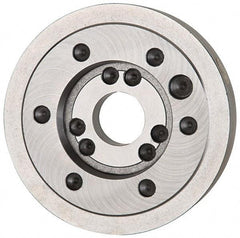 Bison - Adapter Back Plate for 12-1/2" Diam Independent & Self Centering Lathe Chucks - A1/A2-8 Mount, 4.06" Through Hole Diam, 5-1/2" ID, 12.52" OD, 1.7" Flange Height - Makers Industrial Supply