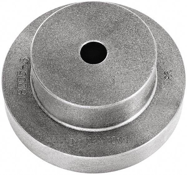 Bison - Adapter Back Plate for 10" Diam Self Centering Lathe Chucks - 1.57" Through Hole Diam, 4.53mm ID, 10.24" OD, 1.26" Flange Height, Cast Iron - Makers Industrial Supply