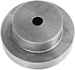 Bison - Adapter Back Plate for 12-1/2" Diam Self Centering Lathe Chucks - 1.97" Through Hole Diam, 6.77mm ID, 12.3" OD, 1.26" Flange Height, Cast Iron - Makers Industrial Supply